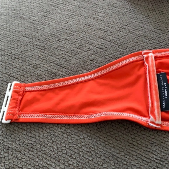 Marc by Marc Jacobs Bold Orange Bandeau Bikini Two Piece - Picture 6 of 6